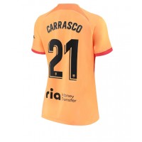Atletico Madrid Yannick Carrasco #21 Fotballklær Tredjedrakt Dame 2022-23 Kortermet